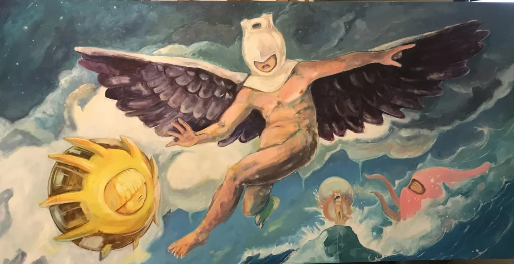 Myth.I The pursue of light — obra de Rafael Lanfranco